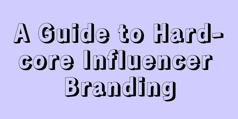 A Guide to Hard-core Influencer Branding