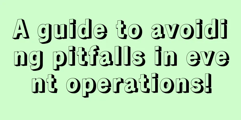 A guide to avoiding pitfalls in event operations!