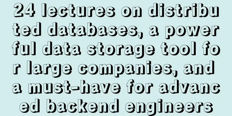 24 lectures on distributed databases, a powerful data storage tool for large companies, and a must-have for advanced backend engineers