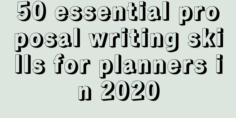 50 essential proposal writing skills for planners in 2020