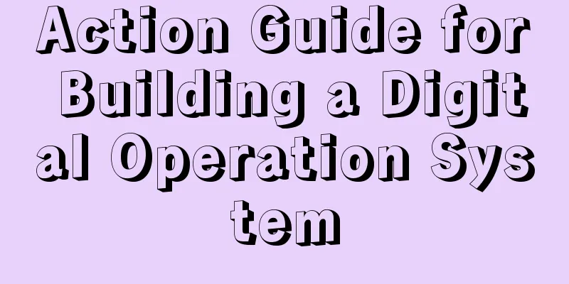 Action Guide for Building a Digital Operation System