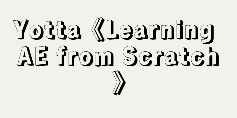 Yotta《Learning AE from Scratch》