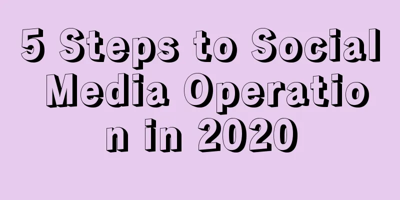 5 Steps to Social Media Operation in 2020