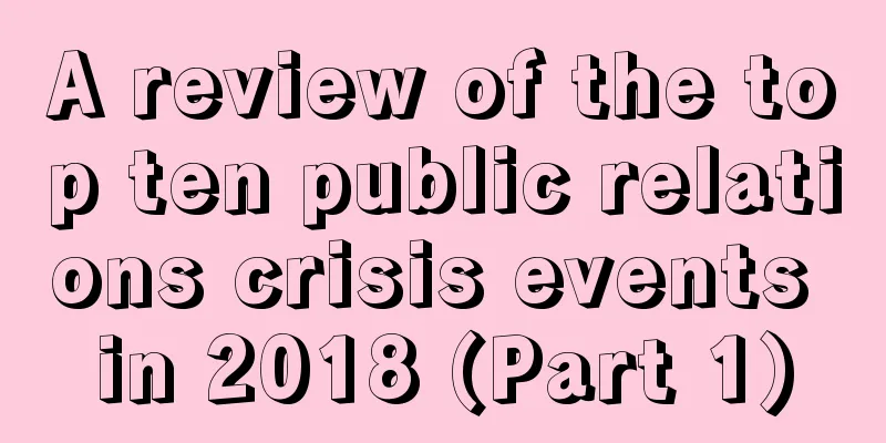 A review of the top ten public relations crisis events in 2018 (Part 1)