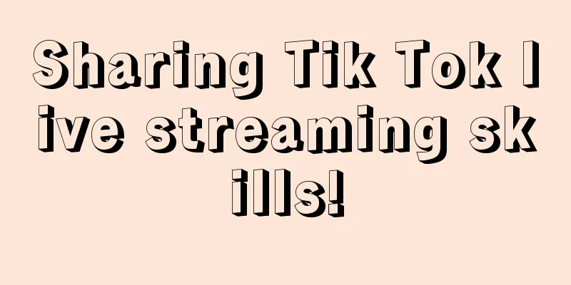 Sharing Tik Tok live streaming skills!