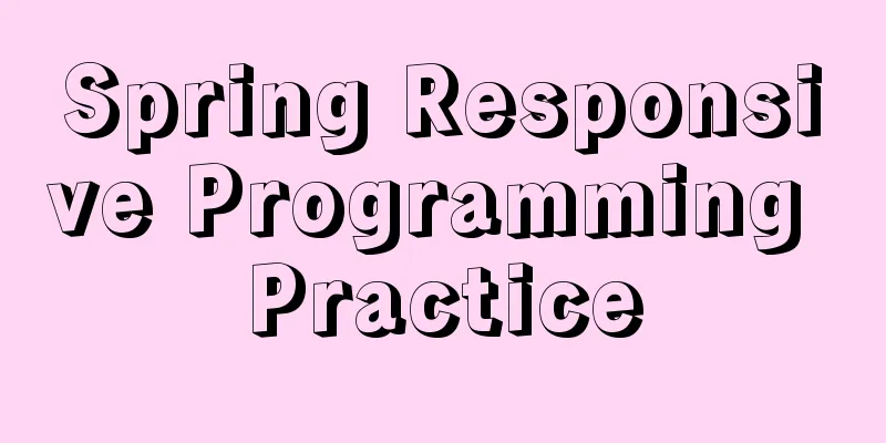 Spring Responsive Programming Practice