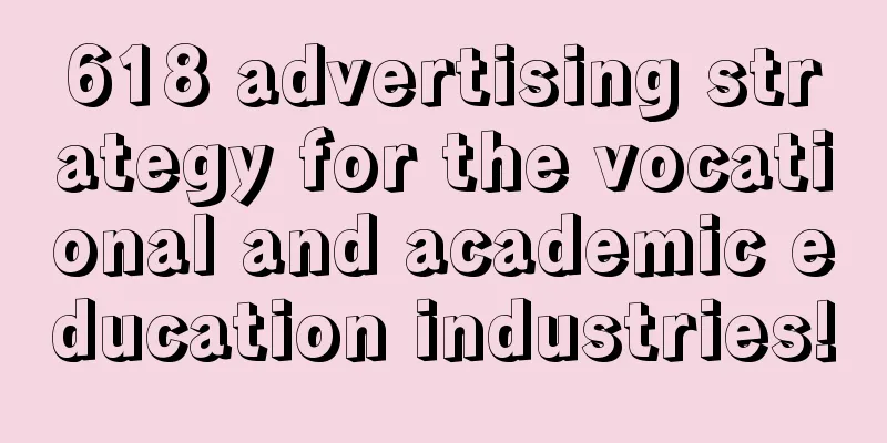 618 advertising strategy for the vocational and academic education industries!