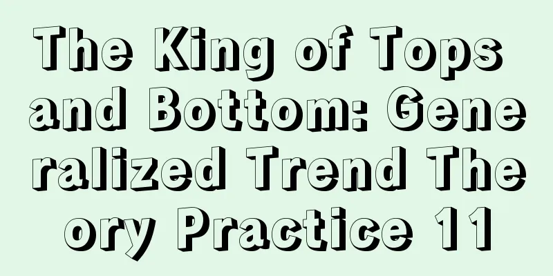 The King of Tops and Bottom: Generalized Trend Theory Practice 11