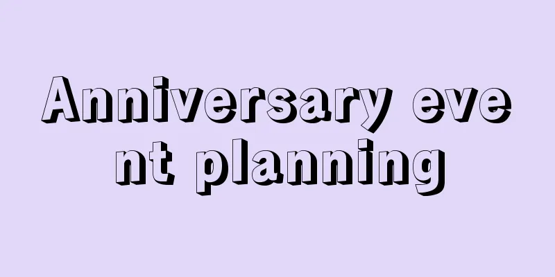 Anniversary event planning