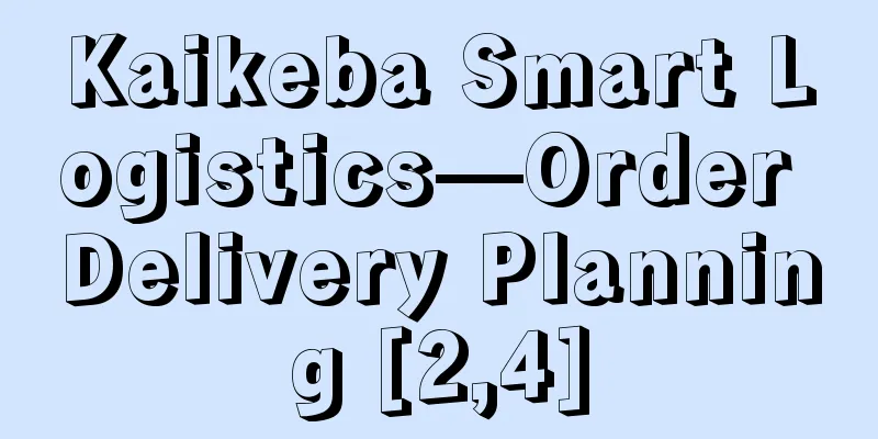 Kaikeba Smart Logistics—Order Delivery Planning [2,4]