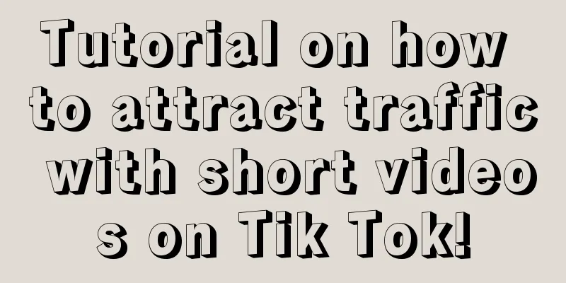 Tutorial on how to attract traffic with short videos on Tik Tok!