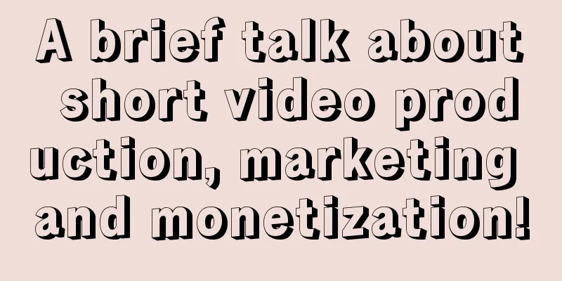 A brief talk about short video production, marketing and monetization!