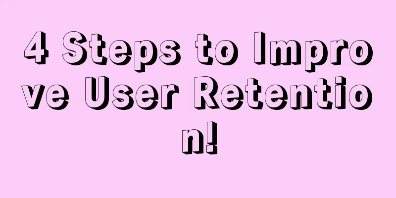 4 Steps to Improve User Retention!