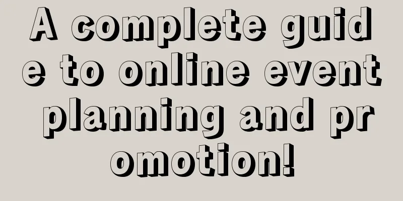 A complete guide to online event planning and promotion!