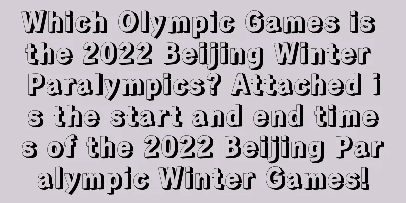 Which Olympic Games is the 2022 Beijing Winter Paralympics? Attached is the start and end times of the 2022 Beijing Paralympic Winter Games!