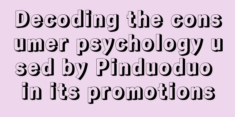 Decoding the consumer psychology used by Pinduoduo in its promotions