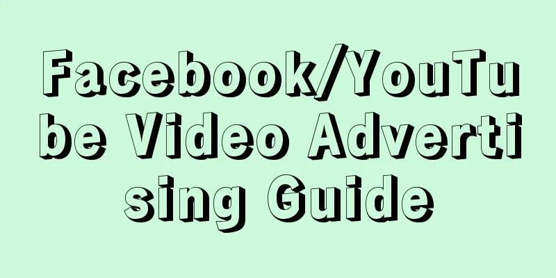 Facebook/YouTube Video Advertising Guide