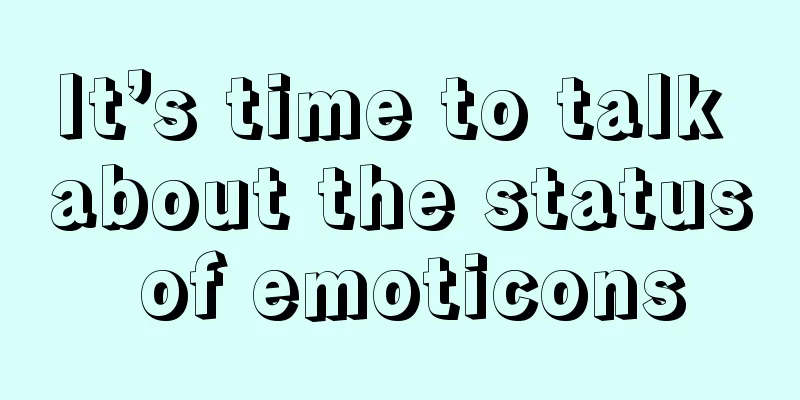 It’s time to talk about the status of emoticons