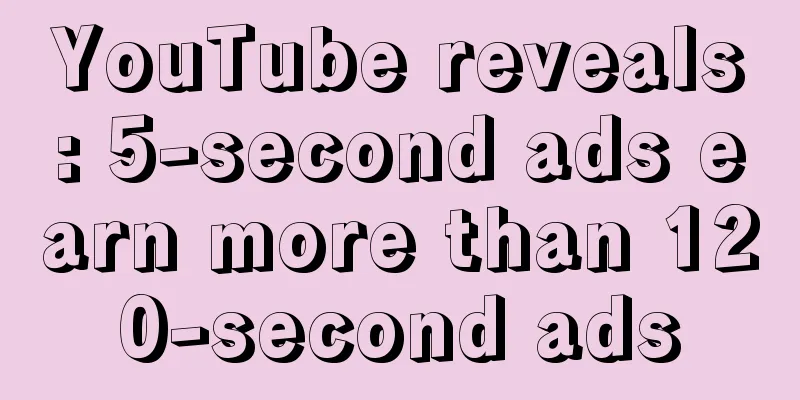 YouTube reveals: 5-second ads earn more than 120-second ads