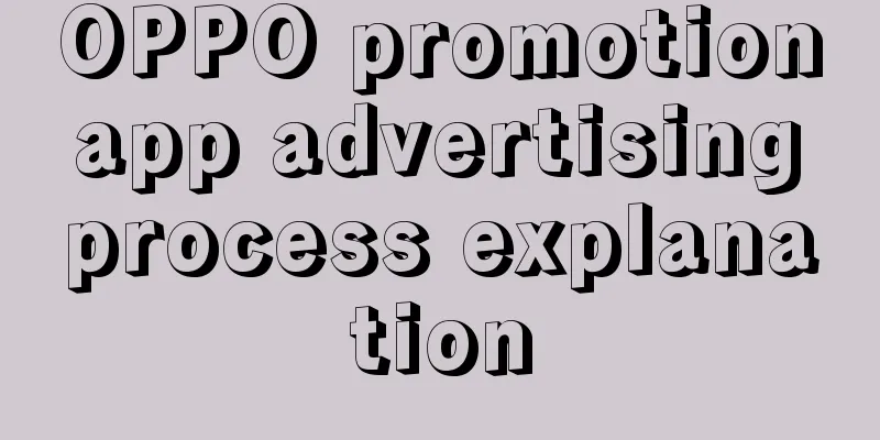 OPPO promotion app advertising process explanation