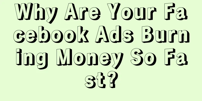 Why Are Your Facebook Ads Burning Money So Fast?