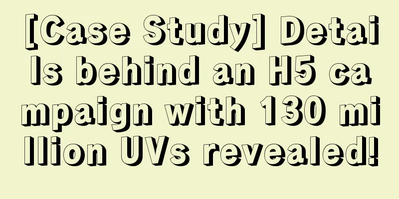 [Case Study] Details behind an H5 campaign with 130 million UVs revealed!