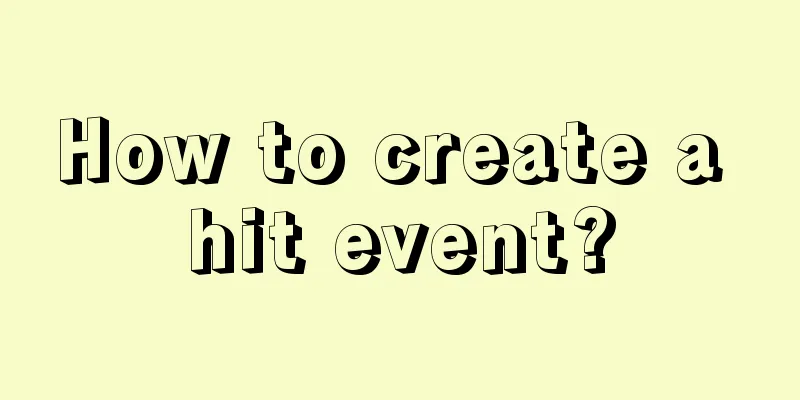 How to create a hit event?