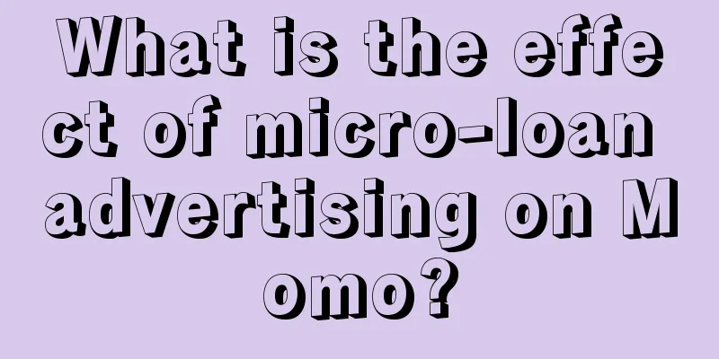 What is the effect of micro-loan advertising on Momo?