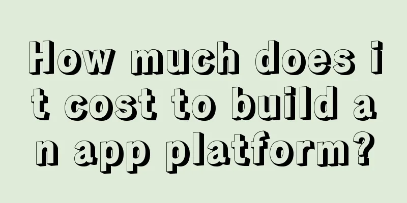 How much does it cost to build an app platform?