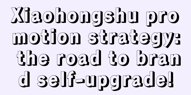 Xiaohongshu promotion strategy: the road to brand self-upgrade!