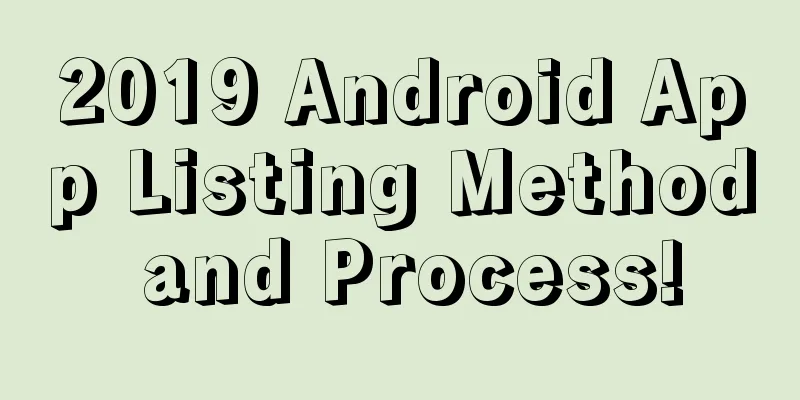 2019 Android App Listing Method and Process!