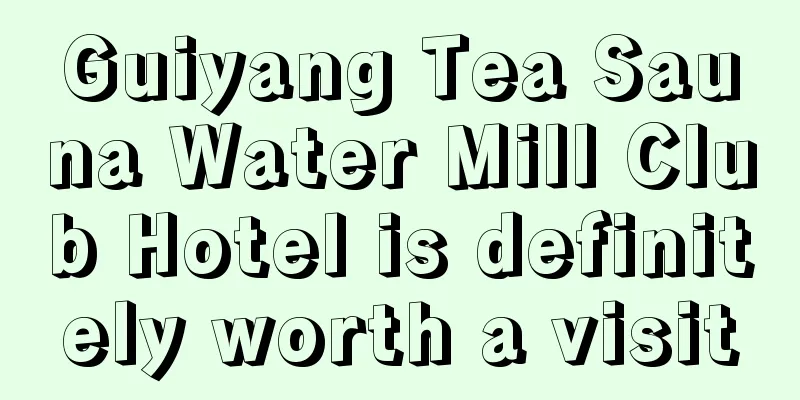 Guiyang Tea Sauna Water Mill Club Hotel is definitely worth a visit