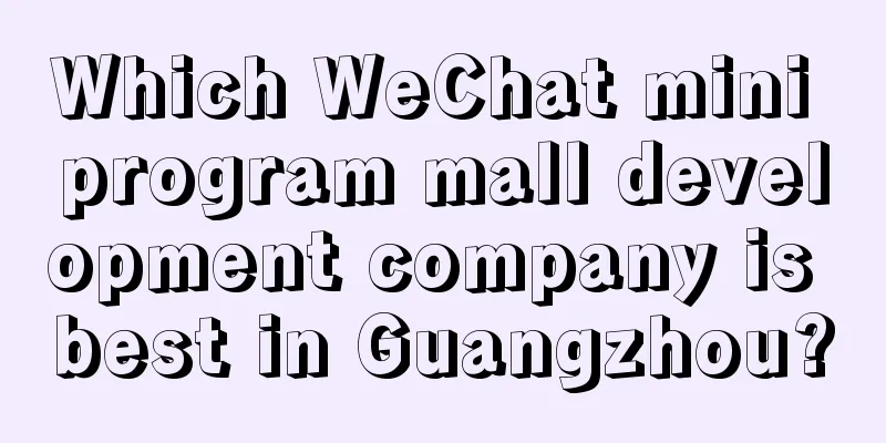 Which WeChat mini program mall development company is best in Guangzhou?