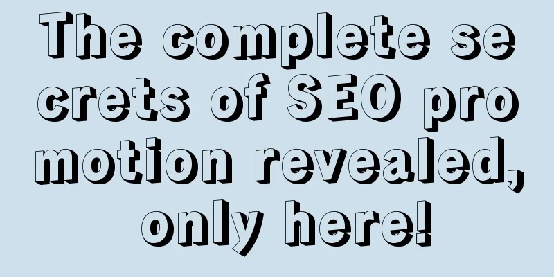 The complete secrets of SEO promotion revealed, only here!