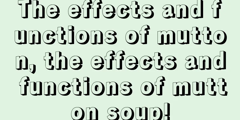 The effects and functions of mutton, the effects and functions of mutton soup!