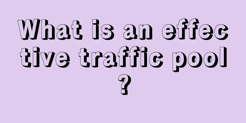 What is an effective traffic pool?