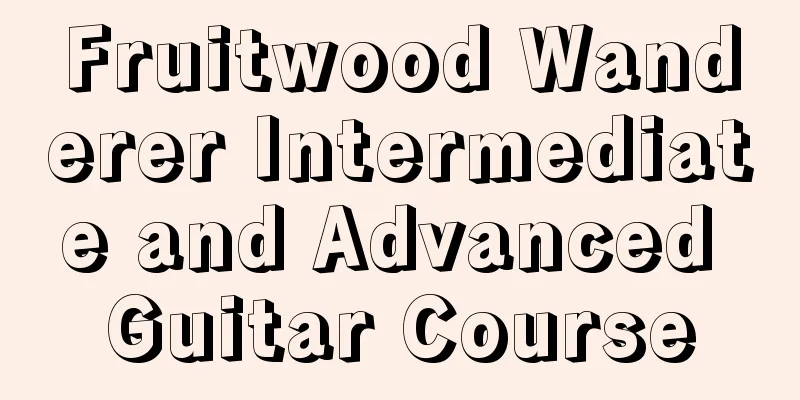 Fruitwood Wanderer Intermediate and Advanced Guitar Course