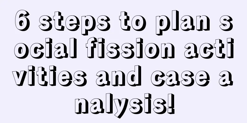 6 steps to plan social fission activities and case analysis!