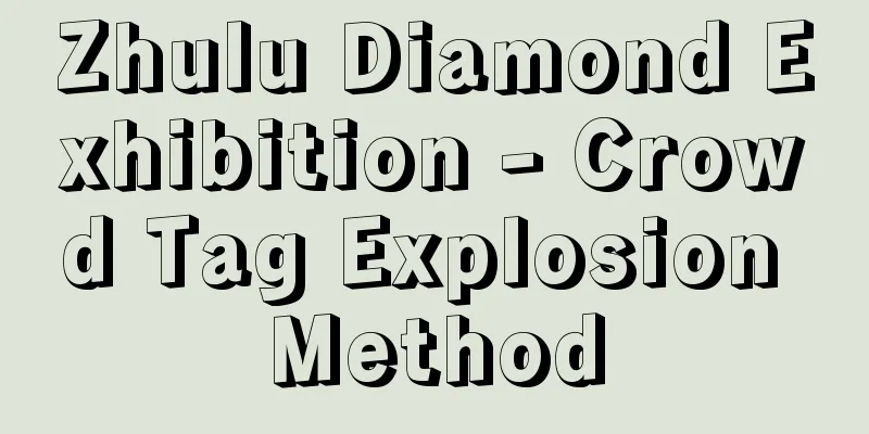 Zhulu Diamond Exhibition - Crowd Tag Explosion Method