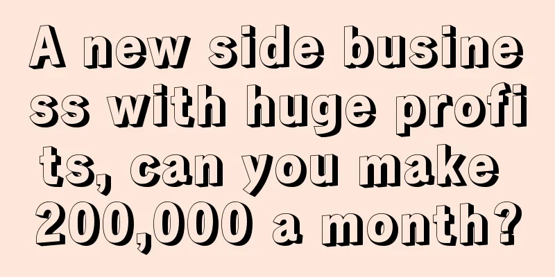 A new side business with huge profits, can you make 200,000 a month?