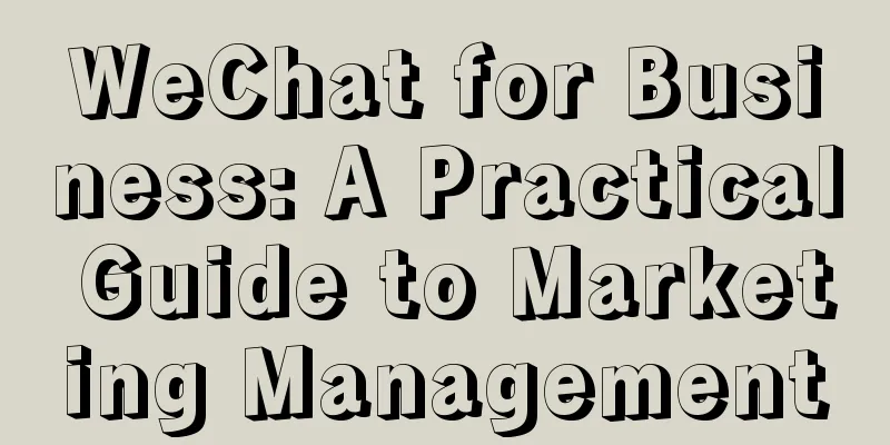 WeChat for Business: A Practical Guide to Marketing Management