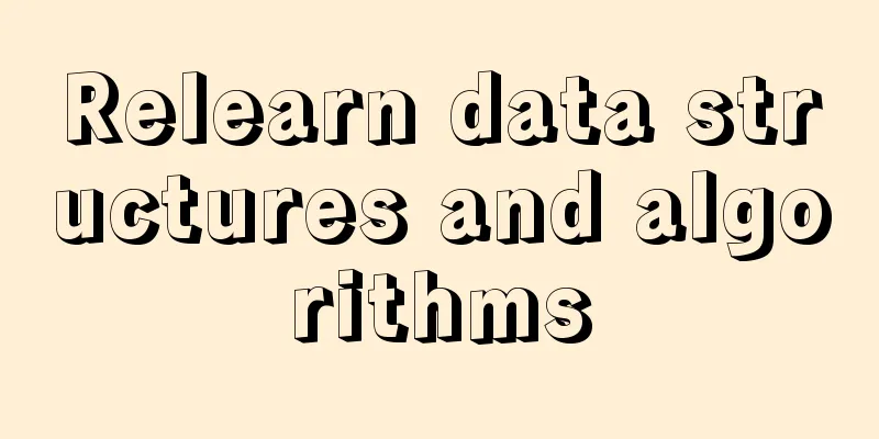 Relearn data structures and algorithms