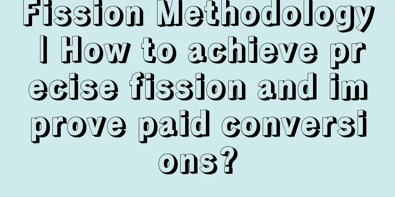 Fission Methodology | How to achieve precise fission and improve paid conversions?