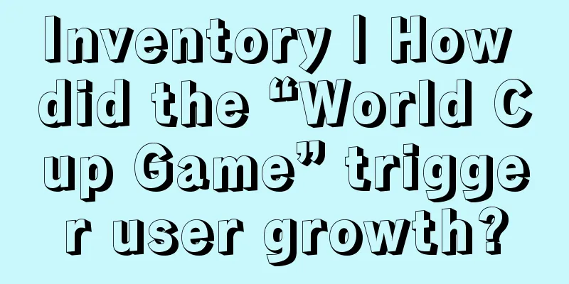 Inventory | How did the “World Cup Game” trigger user growth?