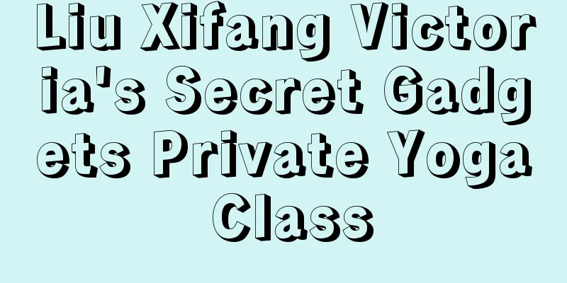 Liu Xifang Victoria's Secret Gadgets Private Yoga Class