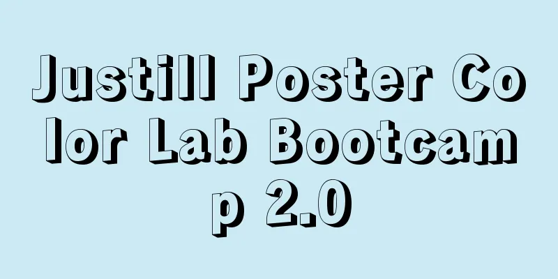 Justill Poster Color Lab Bootcamp 2.0