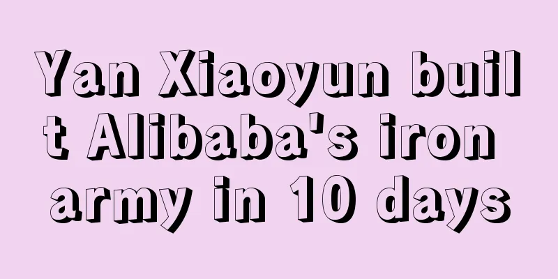 Yan Xiaoyun built Alibaba's iron army in 10 days