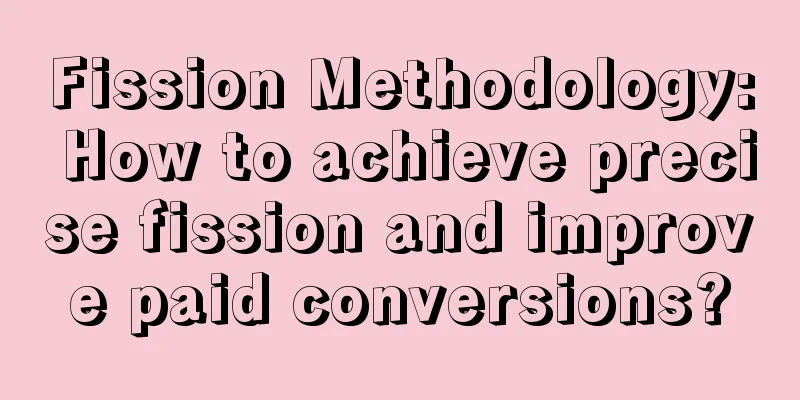 Fission Methodology: How to achieve precise fission and improve paid conversions?