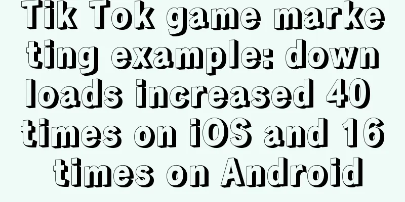 Tik Tok game marketing example: downloads increased 40 times on iOS and 16 times on Android