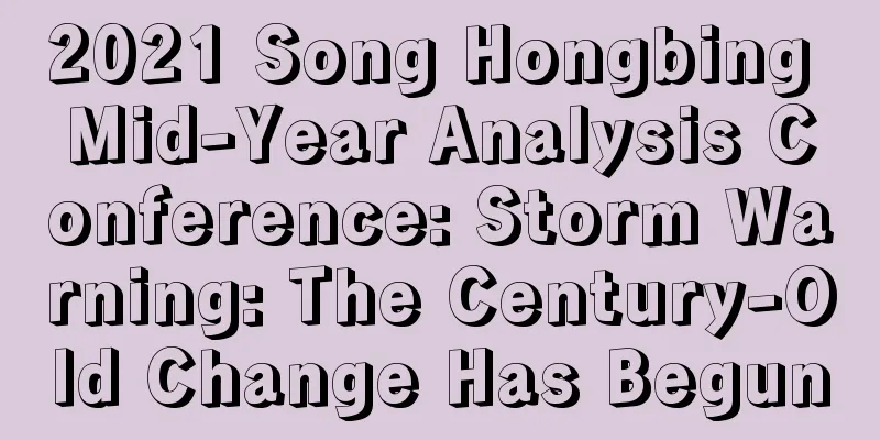 2021 Song Hongbing Mid-Year Analysis Conference: Storm Warning: The Century-Old Change Has Begun